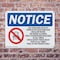 Signmission No Lifeguard On Duty Swim At, 10 in W x Rectangle, Plastic OS-2PACK-NS-P-710-L-14680 - alternate 4